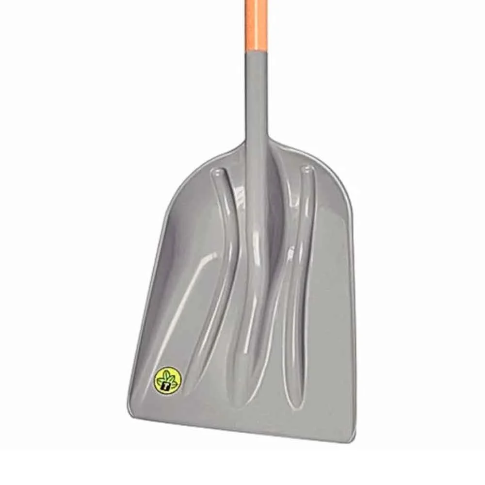 Pa Quadrada Plástica Com Cabo De Madeira De 79cm